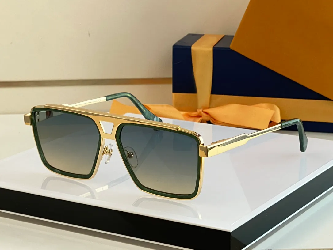 Lux Golden Metal Frame Colorful Mirror Sunglasses UV400 Lens Fashion Sunglasses Silver