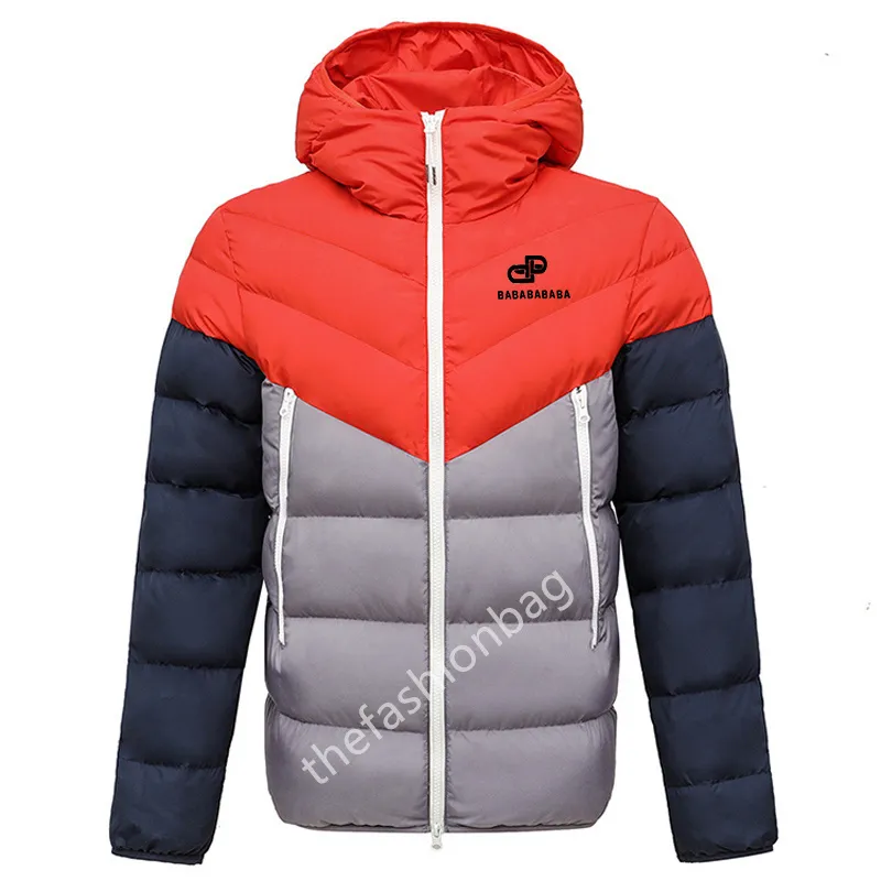 Down Jacket Winter Coats Mens Women Thick Coat Hooded Patchwork Parka Street Sport Windbreaker Warm Top Qualityouterwear Designer Cotton Clothes Unisex L-4XL