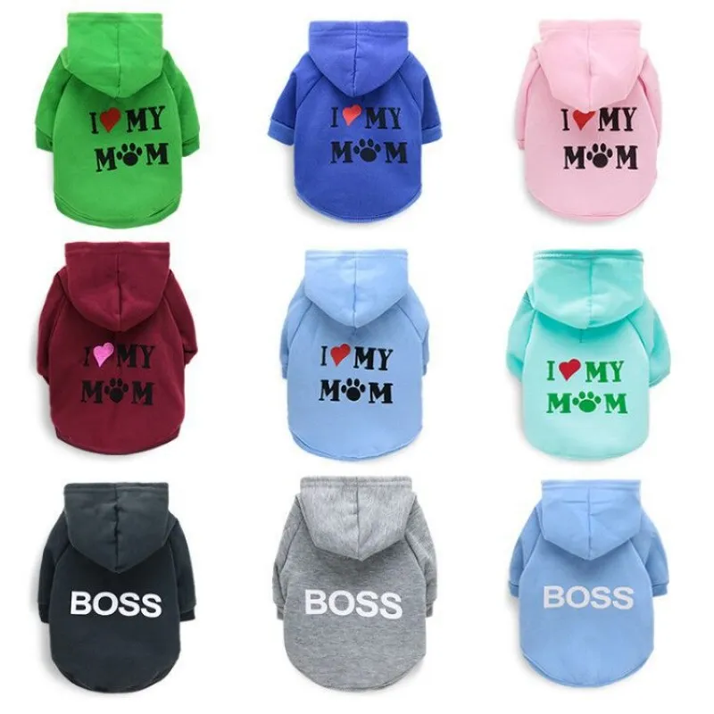 Hondenkleding Kleding Fleece Hooded Mummy Pet Sweater Groothandel Teddy Dessen Autumn en Winter