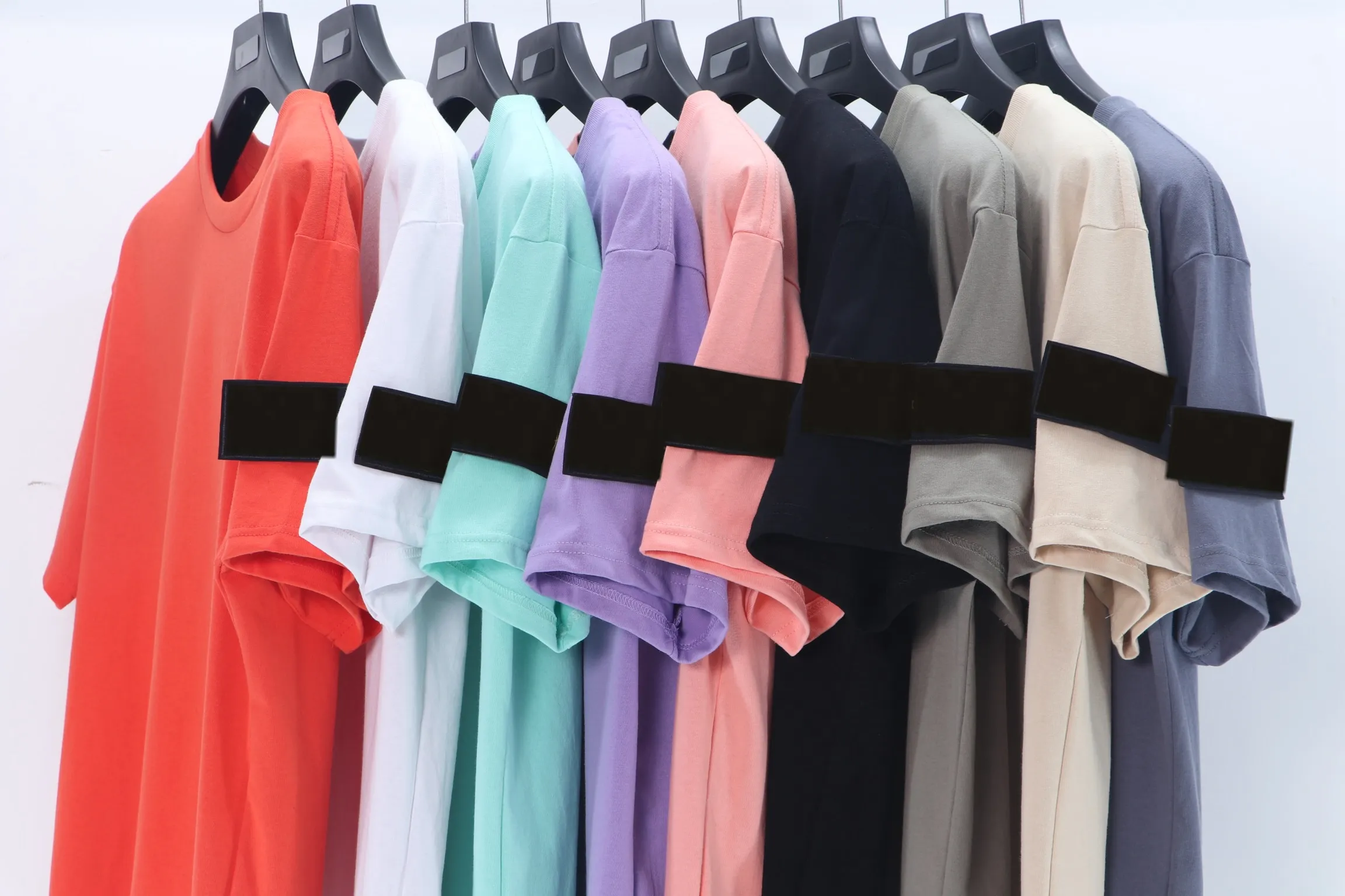 22ss letnia koszulka polo męska modna kolekcja kompas naszywka z logo bawełna damska jednolite koszulki styl Streetwear Casual
