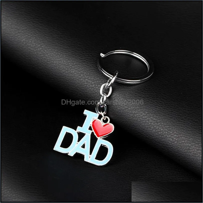 i love mom keychain pendant alloy fashion mama keyring jewelry for mother