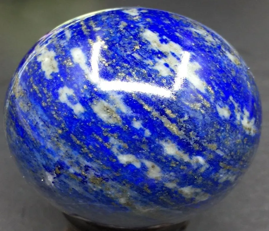 가정 장식 크리스탈 구 공 전체 자연 청소절 lazuli gemstone sphere p