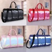 2022 50cm Luxurys Designers Bags fashion men women travel duffle bag leather luggage handbags large contrast color capacity sport287T