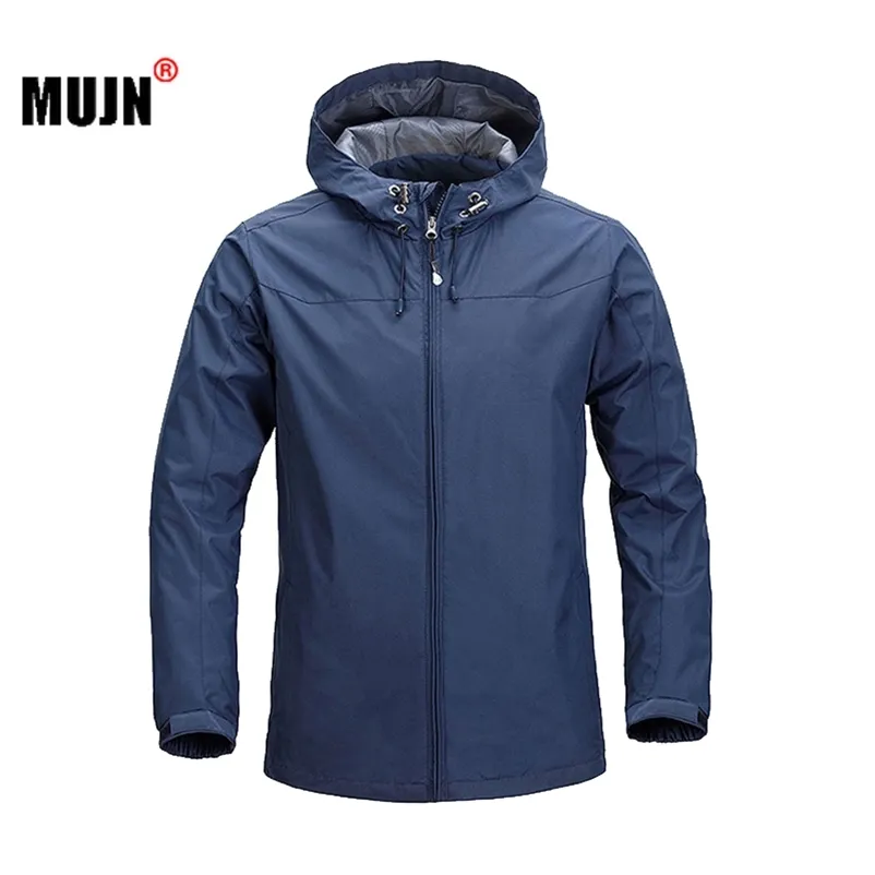Jaquetas masculinas com capuz primavera outono solto esportes top à prova de vento repelente de água ciclismo blusão casaco 220907
