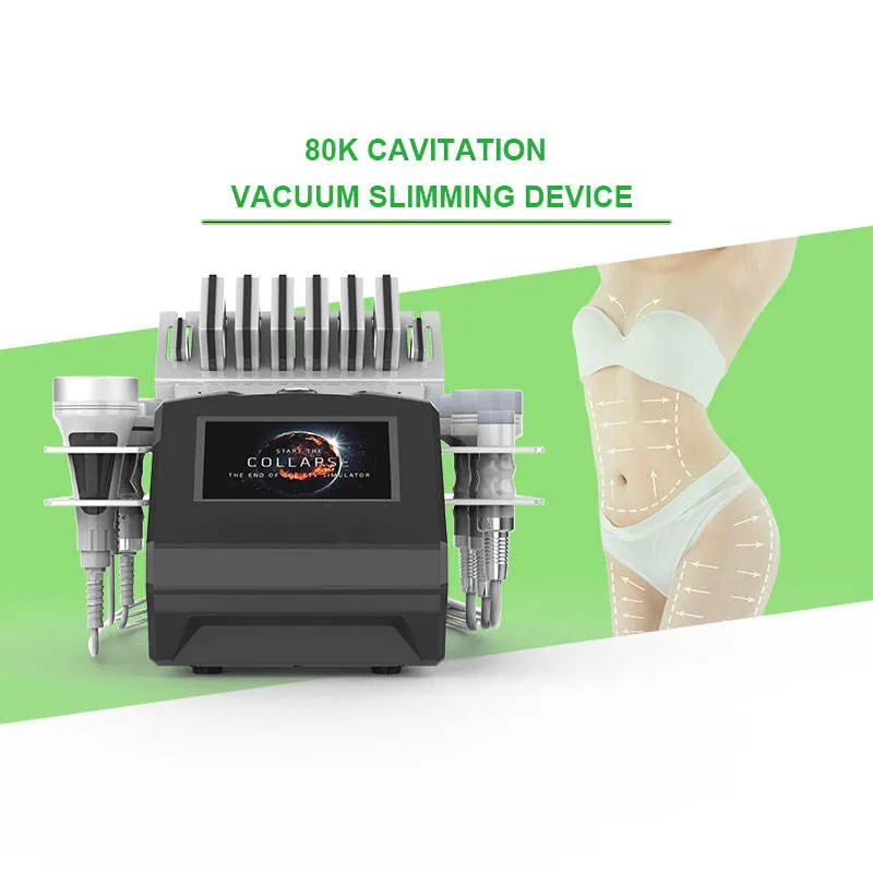 احتراف RF Cavitation 80K فراغ التخسيس التردد الراديوي RF ليزر الشكل ليزر شكل جسم البطن