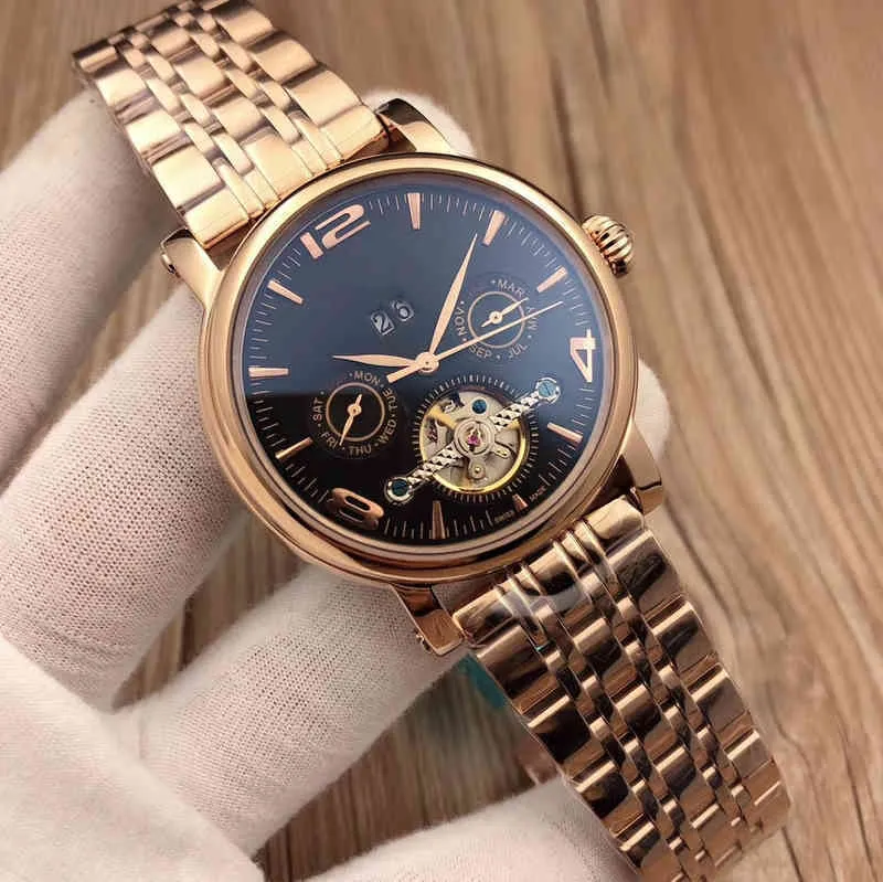 Luksusowe zegarki dla męskich obserwujących sprzedaż biznesu w pełni automatyczne mechaniczne