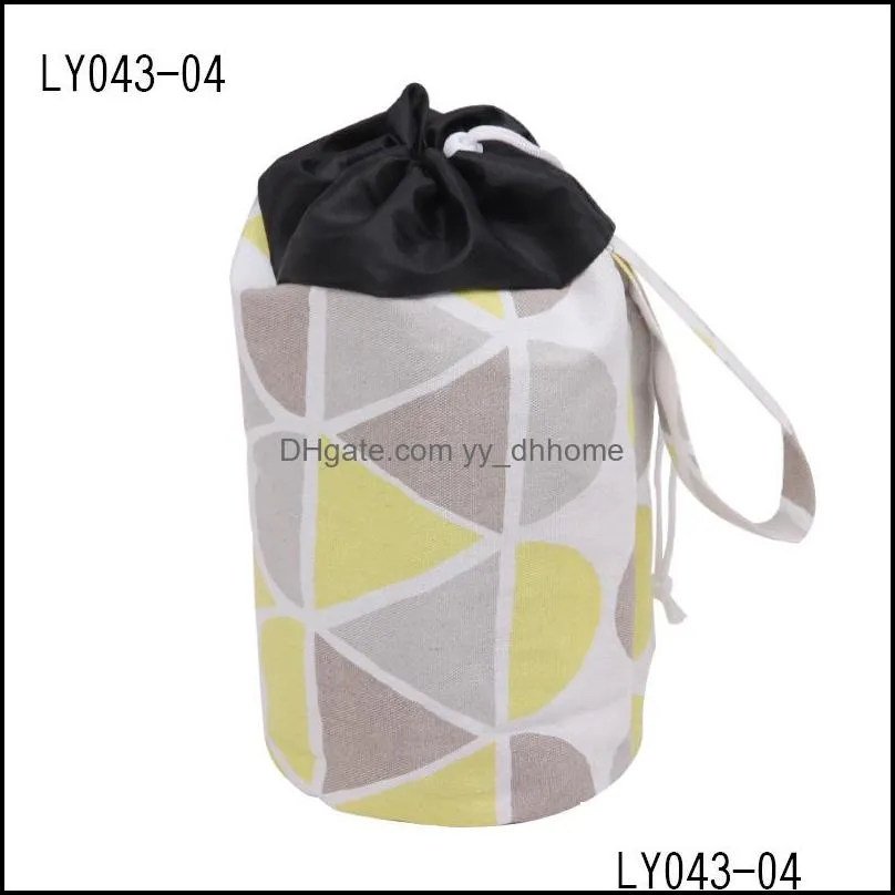 Storage Bags Storage Bag Children Toys Admission Canvas Cylindrical Type Pouch New Style Creative Many Colour Bucket Factory Direct S Dh6Yu