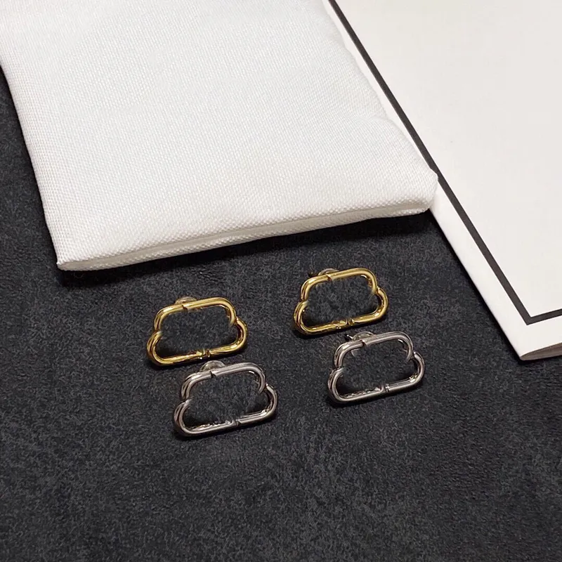 Gold Stud Earings Men Designer Earring For Women Jewelry Luxurys Silver Earrings B Studs Diamonds Hoops Boucles Bijoux De Luxe 2022