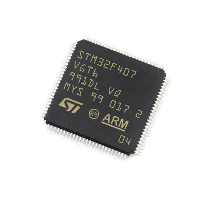 Новые оригинальные интегрированные схемы MCU STM32F407VGT6 STM32F407 IC Chip LQFP-100 168 МГц 1 МБ микроконтроллер