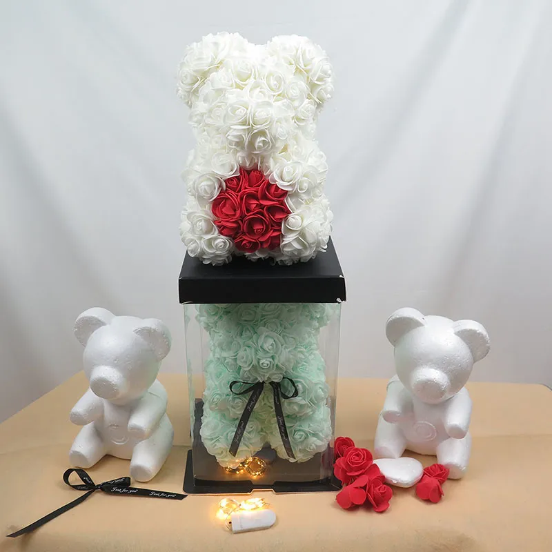 DIY A 25cm rose Teddy bear accessories in on stop handmade easter mother