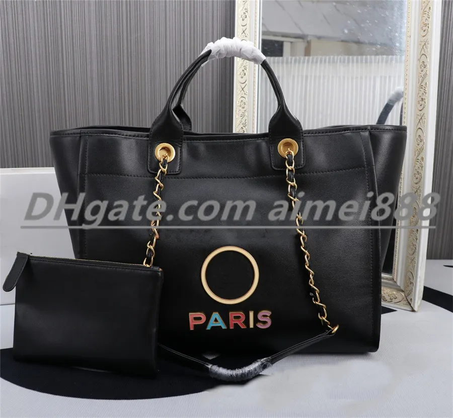 Borsa di alta qualità borsa da donna di design di grande capacità borse in pelle a tracolla di lusso a tracolla famose donne portamonete catena d'oro borse casual in pelle quadrata