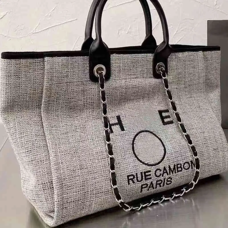 Mode luxe femmes sacs à main sacs de plage Ch marque toile étiquette brodée femmes packs sac de soirée classique grand sac à main concepteurs grand paquet femme sac à dos 26yl