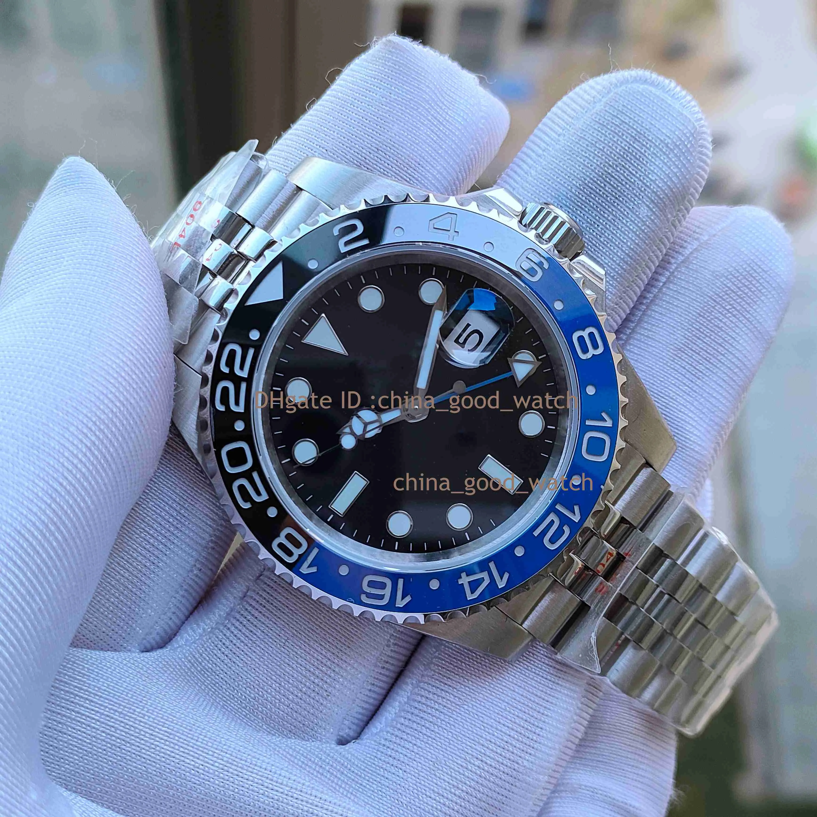 Black and Blue Crystal Watch Porsamo Bleu Hazel Luxury Topaz Women main image 4