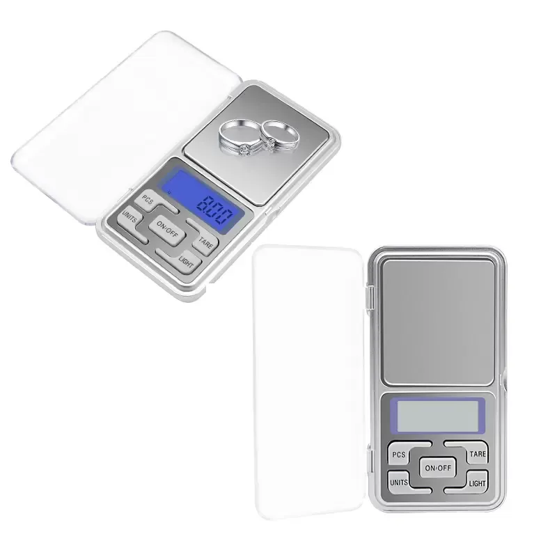 por DHL FedEx 50pcs 0.01 x 300G Balance electrónico Gram Escala de bolsillo digital Escala digital con caja minorista