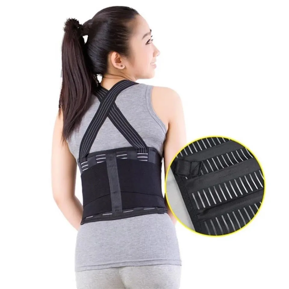 Light Weight Relieve Back Pain Corset Lower Elastic Lumbar Belt Waist Support Lower Back Brace