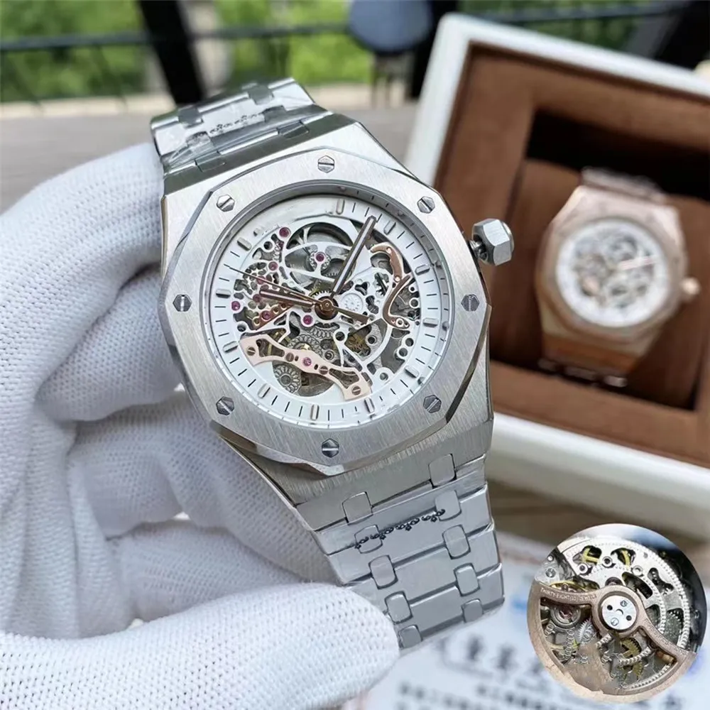 herenhorloge hoge kwaliteit automatische ketting mechanische horloges roestvrij staal rose goud aaa montre de luxe orologio reloj mode APwatch