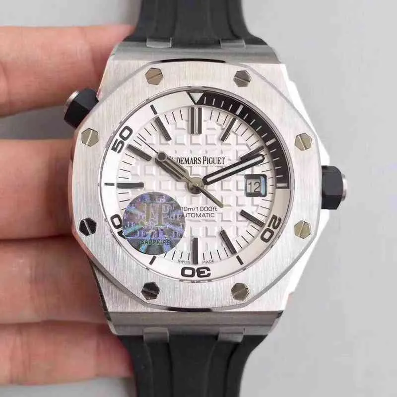 Часы Love Bibi, повседневные автоматические механические часы Roya1 0ak Offshore, водонепроницаемые из нержавеющей стали с сапфировым стеклом, задняя поверхность