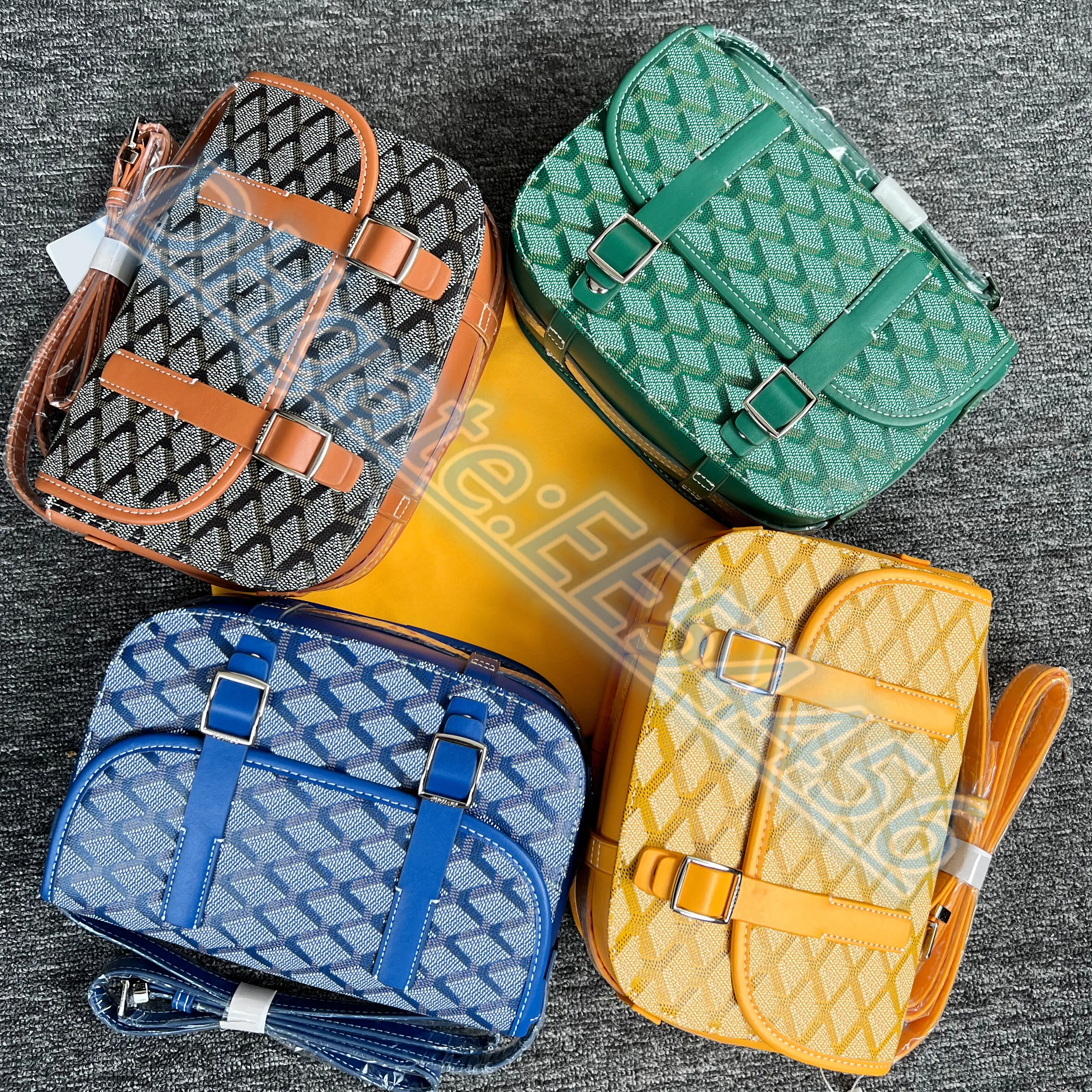 Designer Luxury messenger postman Bags Wallets envelope man Hand Painted fashion CrossBody tote handbags womens men pochette vintage clutch leather Shoulder Bag
