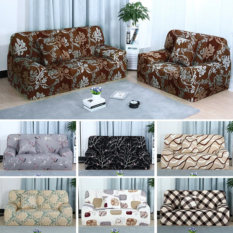 Stol täcker Elastic Couch Living Room Corner SOFA SLIPCOVER Sektionsmöbler Protector Canape Stretch 1 2 3 4 Seater 220906
