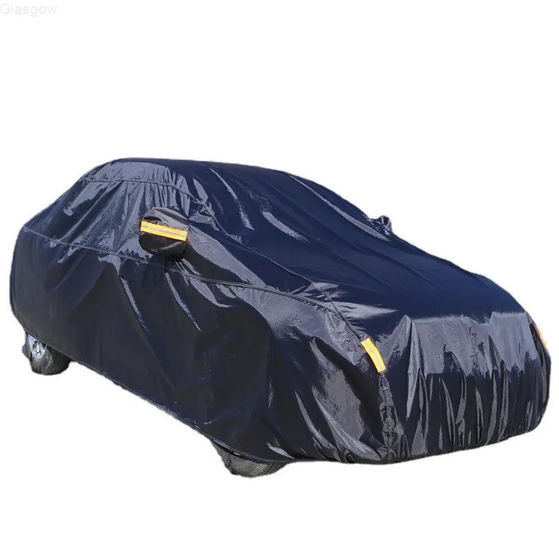 تغطي السيارة تافتا أسود أوكسفورد قماش مقاوم للماء شاحنة نسيج مقاومة للطخير لفورد جيب كيا J220907