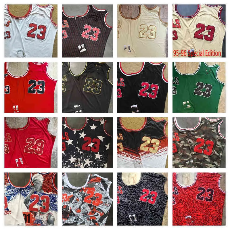 Gestikte retro basketbal jerseys Rodman 91 Dennis Kukoc 7 Toni Rose 1 Derrick Red White Black High Quality Jersey Grootte S-XXXLMNM2