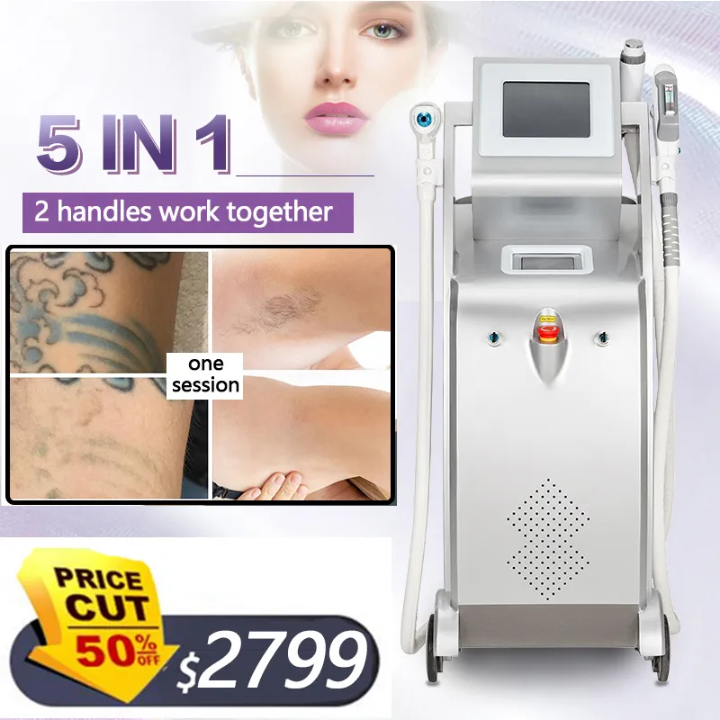 OPT laser ipl machine pussy hair removal beauty equipment Factory price sale nd yag lasers tattoo lPL intense pulsed light