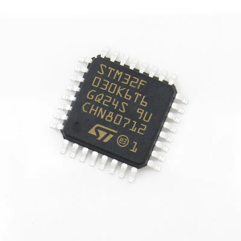 دوائر متكاملة أصلية جديدة STM32F030K6T6 STM32F030 IC Chip LQFP-32 48MHz 32KB متحكم