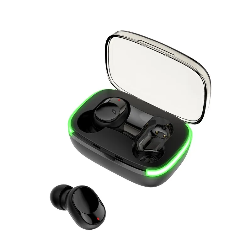 Y60 tws gamer earbuds led display mini earphone wireless auriculares black earbuds with power bank