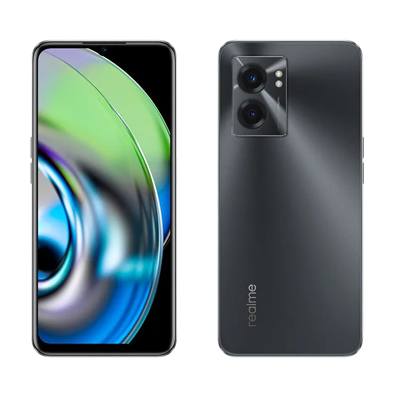 Téléphone portable d'origine Oppo Realme V23 5G 8 Go 12 Go RAM 256 Go ROM MTK Dimensity 810 Octa Core Android 6,58" LCD Plein écran 48MP 5000mAh Face ID Fingerprint Smart Cell Phone