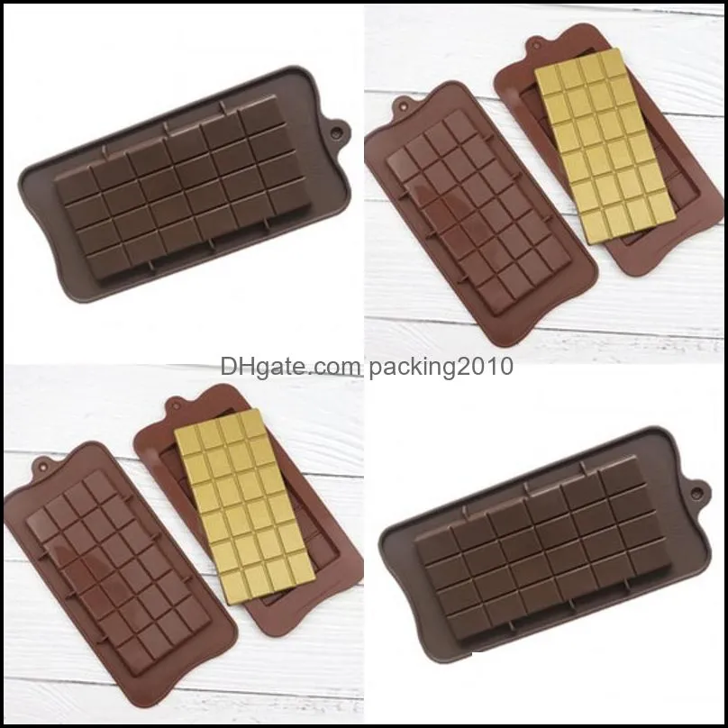 Выпечка формы FL Chunk Chocolate Flom Epoxy Laste Sile Большой блок 24 частя