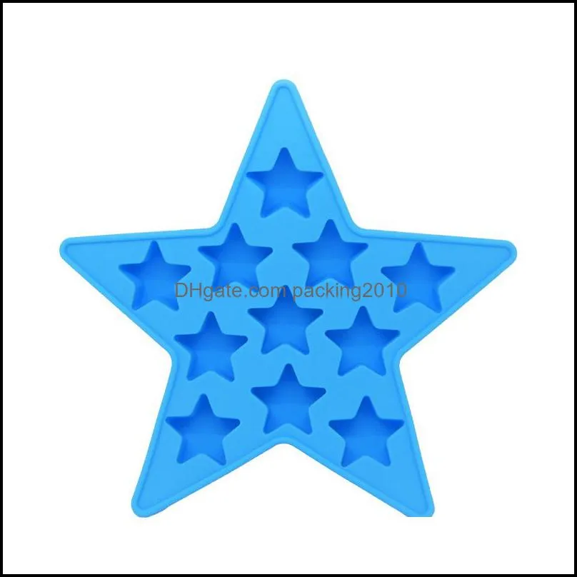 Baking Molds Star Mods Eco Friendly Lovely Jelly Silica Gel Ice Mod Original Superior Quality Blue Red 4 5nya J1 Drop Delivery 20 DHOKL