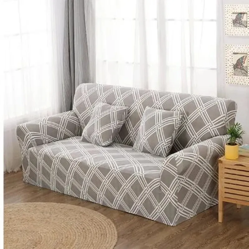 Stuhlhussen mit Blumendruck, elastisches Sofa, Stretch, für Wohnzimmer, Couch, L-Form, Sesselüberzüge, 1, 2, 3, 4 Sitzplätze, 220906