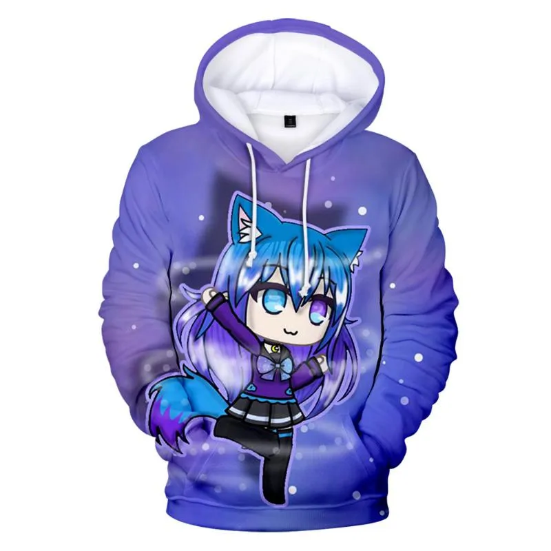 Hoodies Masculinos Casal Moletom Com Capuz Jogo Gacha Life Impressão 3d E  Moletom Feminino Meninos Meninas Bonito Harajuku Roupas Esportivas De  $96,73