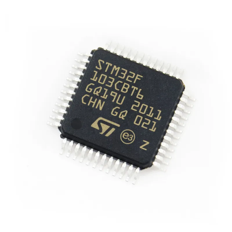 Novos circuitos integrados originais STM32F103CBT6 CHIP IC LQFP-48 72MHz 128KB Microcontrolador