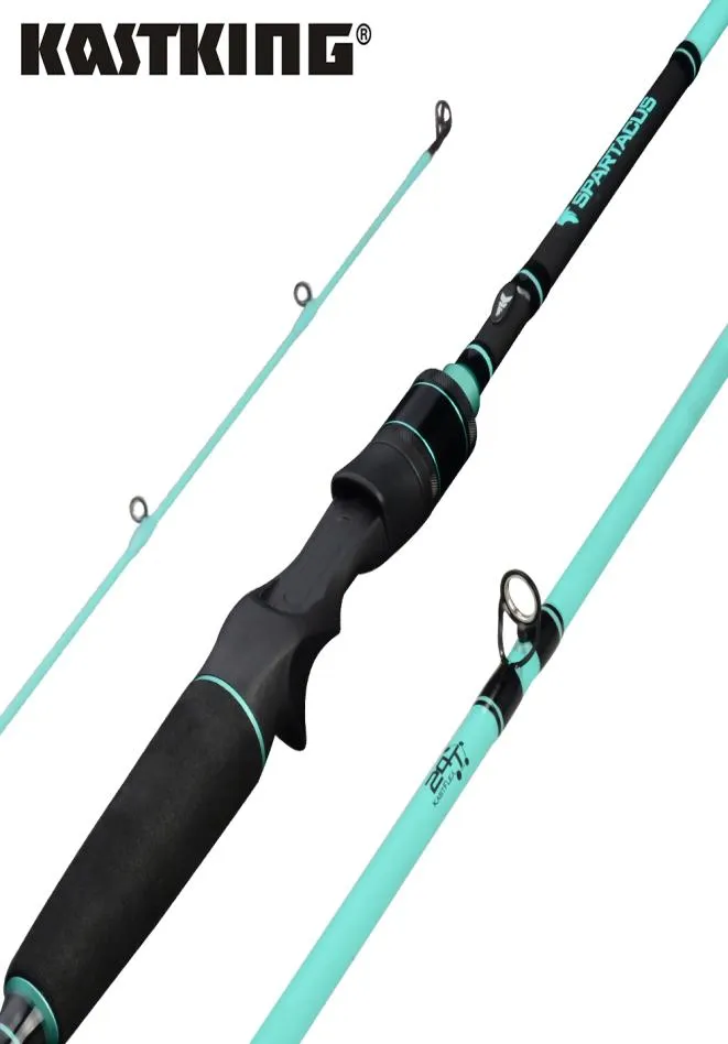 스파르타쿠스로드 카본 바디 캐스팅 낚시 막대 2 개 막대 팁 198m 213m Baitcasting Rod Squid Pike Fishing Pole