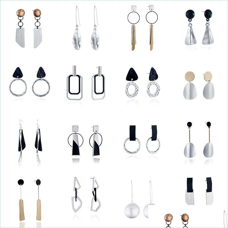 Dangle Lustre En Gros Personnalité Boucles D'oreilles Pour Femmes Exagérée Longue Géométrique Fête De Mariage Dangle Meilleur Cadeau De Noël Drop Dhisx