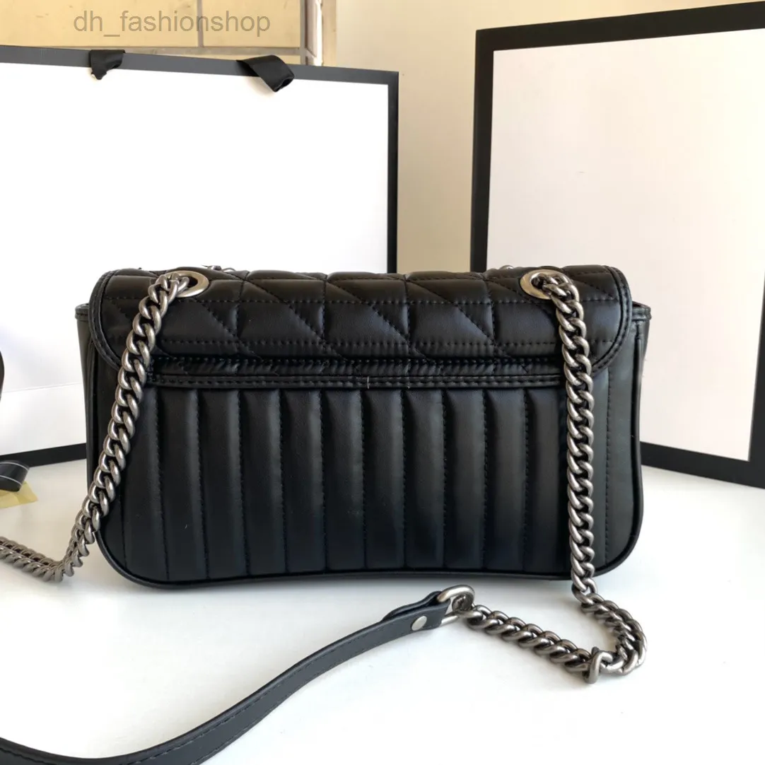 Luxurys Designers Yüksek kaliteli kadın omuz çanta çanta totes fok moda Marmont deri crossbody el çantaları cüzdanlar sırt çantası