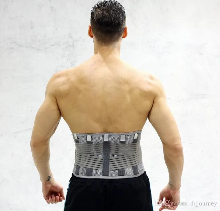 Apoio da cintura Lombar Corset Cinturão famosos famosos elásticos respiráveis ​​lombares suportam cintos de recuperação para o treinador de cintura corset homens homens