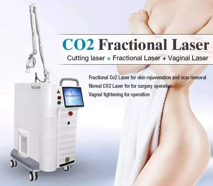 Ułamkowy maszyna laserowa CO2 do blizny leczenie trądziku trądzik zaostrzenie pochwy usuwanie pigmentu do reningu twarzy w pięknie cneter