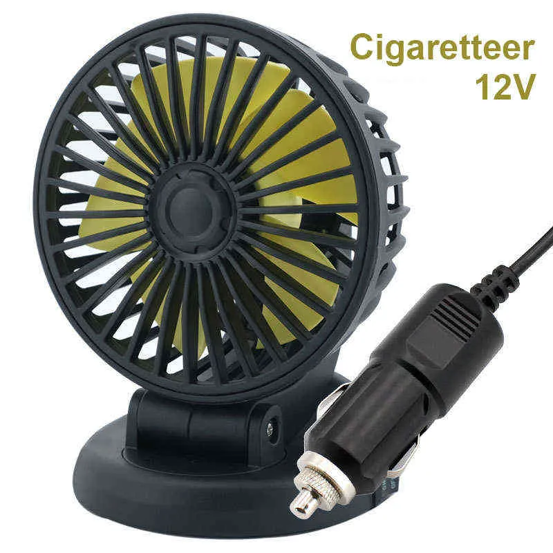 Ventilatore Auto Doppia Testa USB | 360° Rotazione | 2 Velocità | Per Cruscotto Auto E Casa - Foto 4