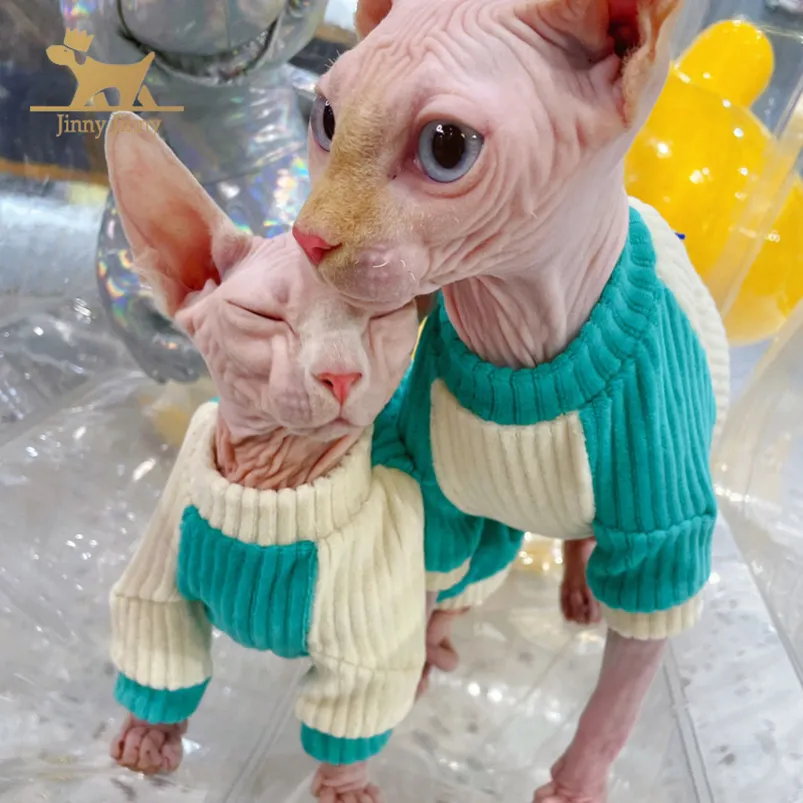 Sphynx Cat Clothes: Breathable Turtleneck Sweater For Hairless