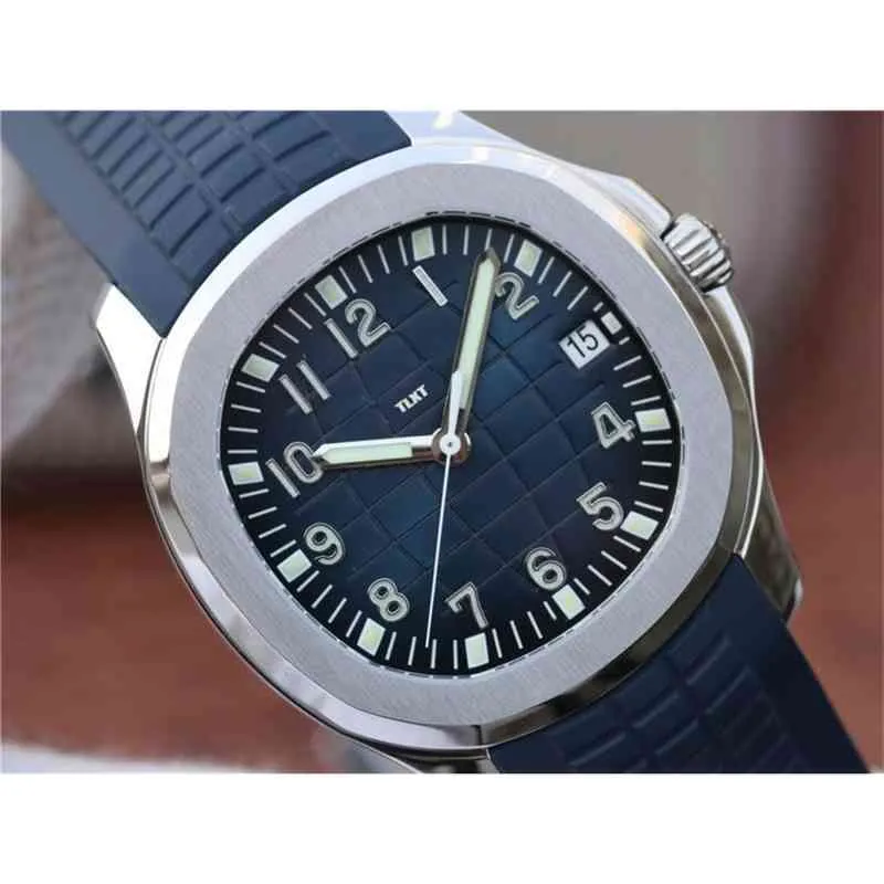 Men s Watch Mechanical Automatic for Dark Blue Dial Rubber Strap Luxury Top Quality 1 Replica