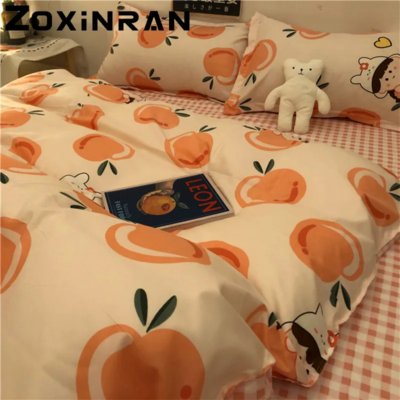 Juegos de cama Juego de funda nórdica Pareja Funda nórdica Kits familiares Juego de colcha de edredón individual Juego de cama Funda de cama nórdica 90 Sábanas de anime 220908