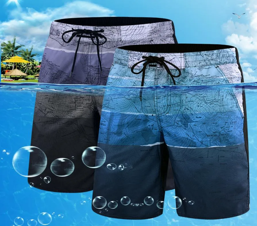 Quickdrying Mens Beachwear Plus 사이즈 수영복 남성 2020 인쇄 목욕 Sui