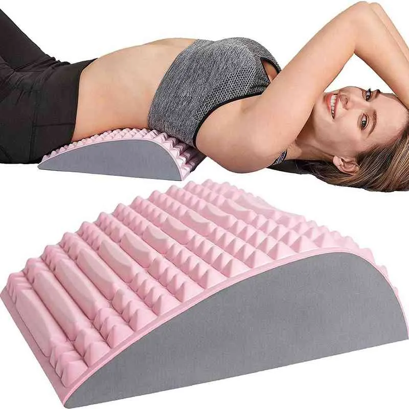 Asseyez-vous des bancs abdominaux exercice arri￨re civi￨re d'oreiller Eva Core Trainer Massing Spikes Mat Home Gym Workout Fitness Equipment 0908
