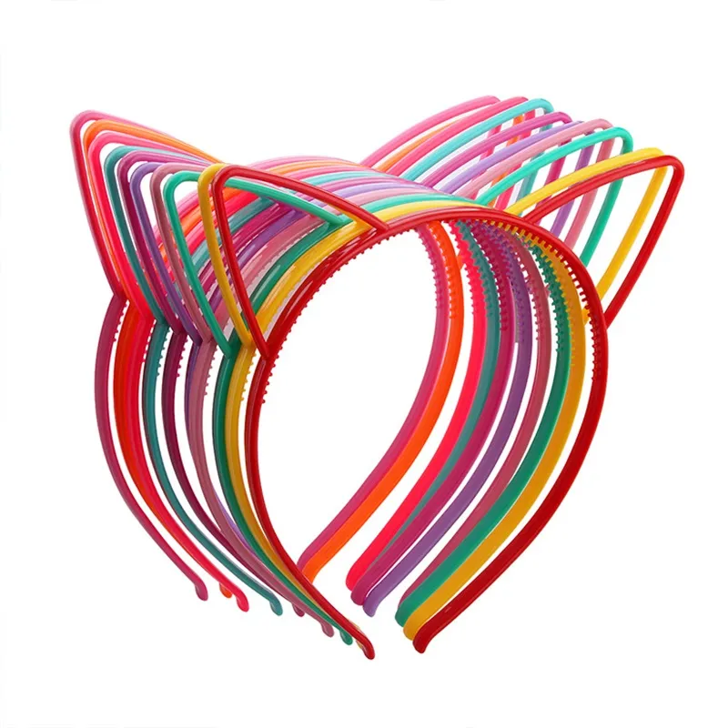 Kids Hair Accessories Cat Ears Headwear Princess Plastic Hairbands Boho HairBands for Girls Baby 20220908 E3