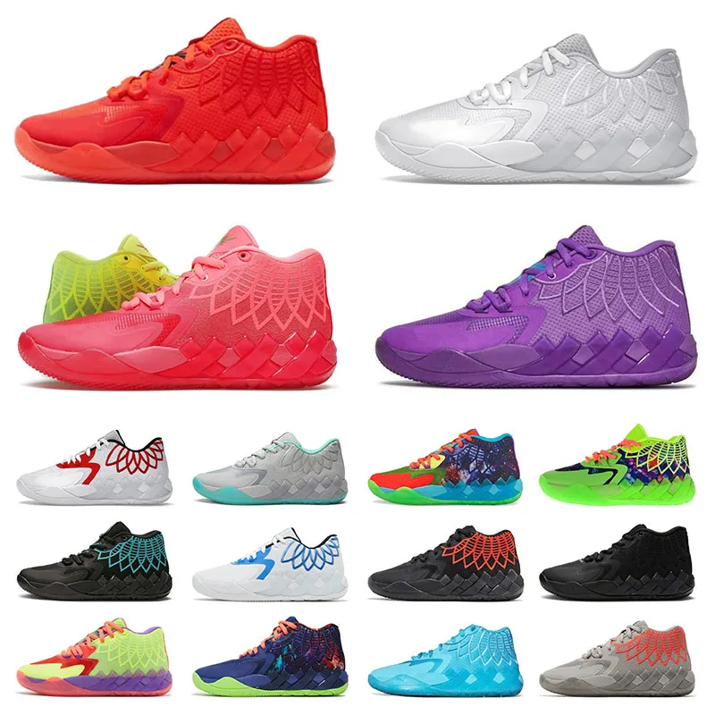 New Rick E Morty Lamelo Ball Shoes MB 01 Designer De Basquete Masculino