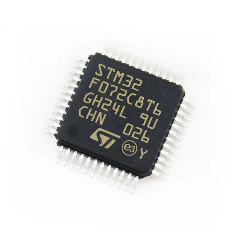 Nya ursprungliga integrerade kretsar STM32F072C8T6 STM32F072C8T6TR IC CHIP LQFP-48 48MHz Microcontroller