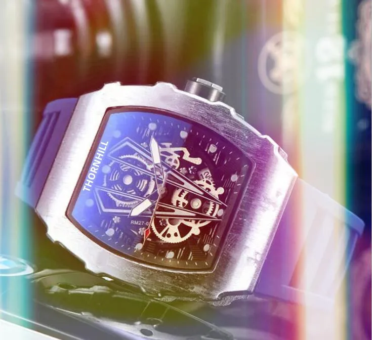 Top Sports Sports VK Designer masculino Relógio de 43mm de borracha Silicone Belt Japão Movimento de quartzo Analog Digital Presidente Avenger Conjunto Auger Acessórios de Wristwatch Presentes