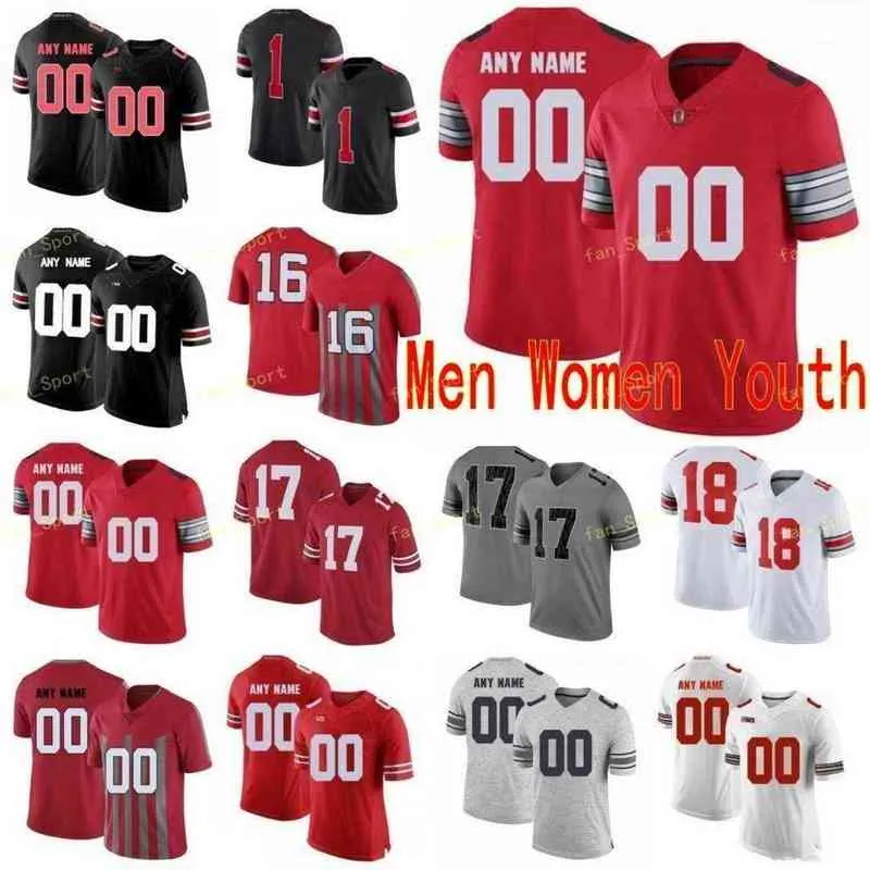 Американский колледж колледж Колледж колледжа NCAA Jerseys Ohio State Buckeyes 9 Johnny Utah 32 Джек Татум 36 Крис Спилман 33 Мастер Teague III 97 Ник Боса Custom F